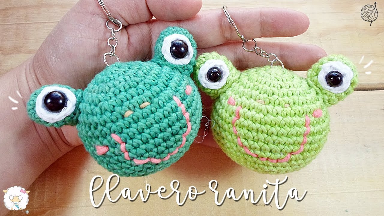 Llavero ranita amigurumi - YouTube