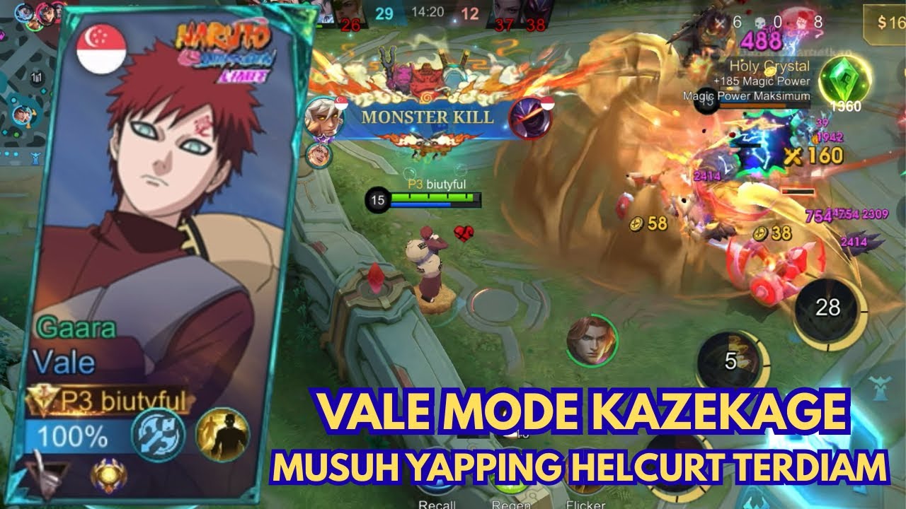 VALE KENA YAPPING MUSUH !!! WAKTUNYA MODE KAZEKAGE !!! HELCURT KENA MENTAL !!!