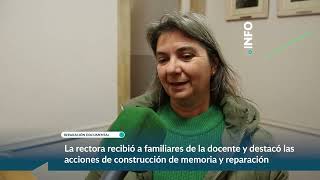 La UNL reconoció a una docente cesanteada por la dictadura