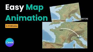 How to Create a Plane Journey Map Animation in Canva in 10 Minutes (Beginner Tutorial) screenshot 5