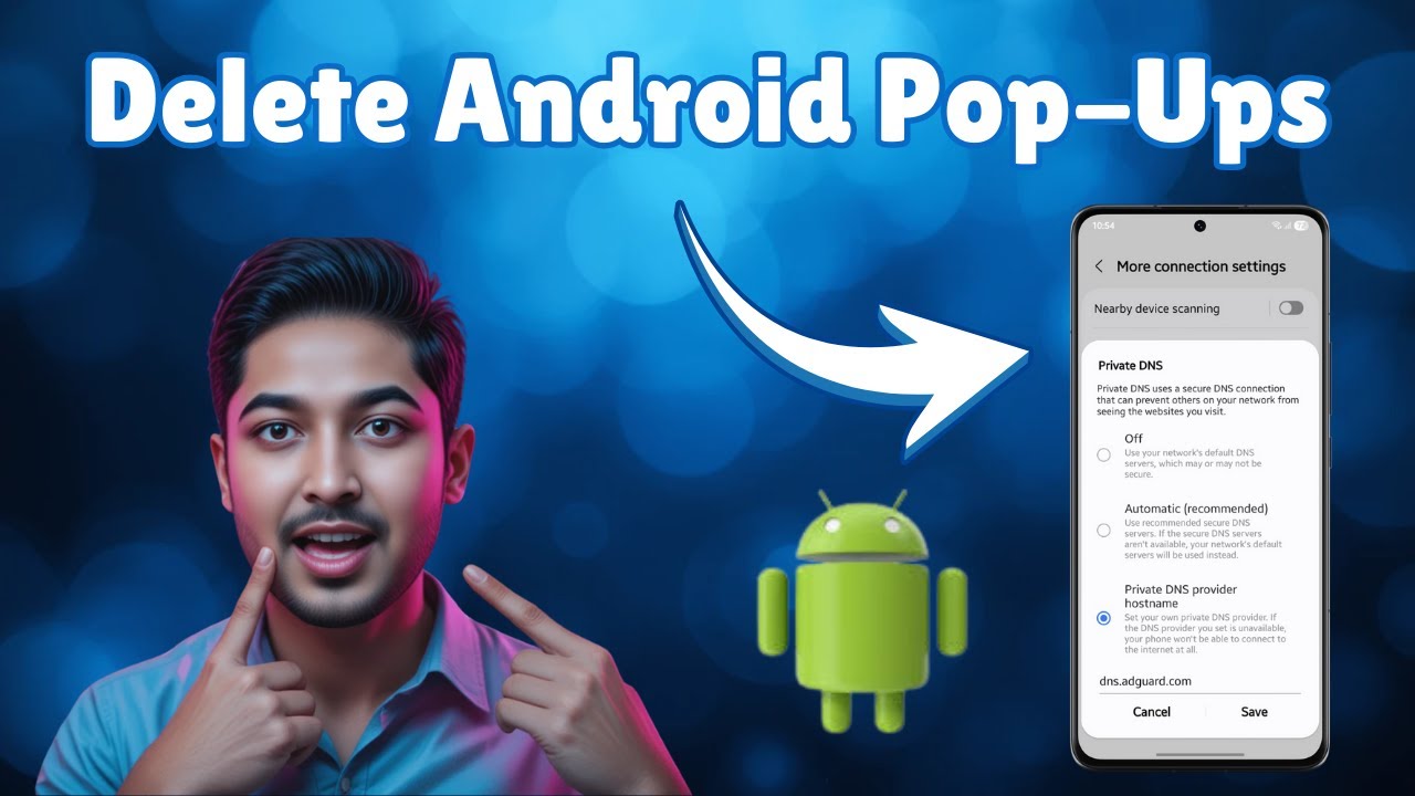 Как удалить всплывающие окна на Android | Блокировка рекламы с помощью приватного DNS (2026)