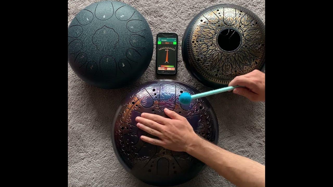 Steel Tongue Drum Tuning Comparison. Handmade Vs. Factory Made YouTube