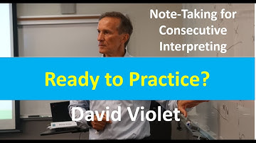 Note Taking for Consecutive Interpreting   Seminar & Practice Excerpt 220917