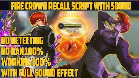 FIRECROWN RECALL SCRIPT WITH SOUND AND BACKUP FILE BRODY PATCH