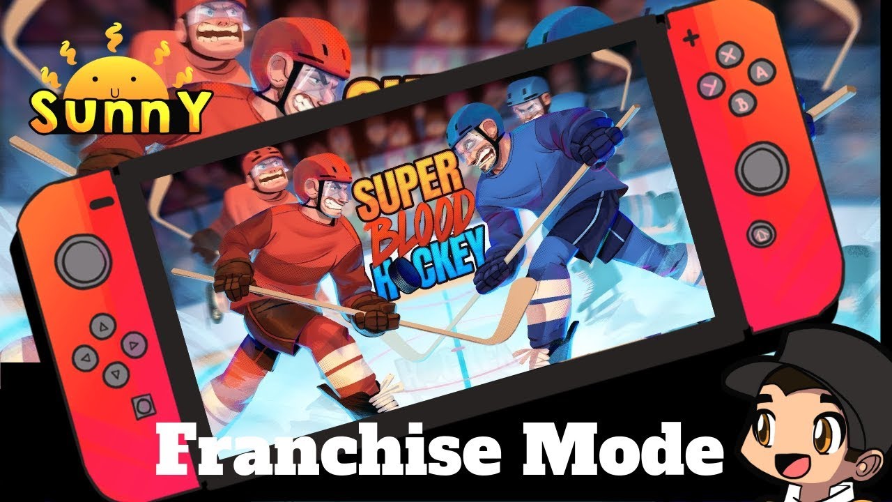 Super Blood Hockey Franchise Mode Gameplay | Run My Own Bloodthirsty Killer Hockey Team?| Commentary
