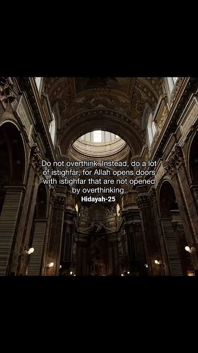 When Life Gets Heavy,Say “Astaghfirullah” Overthinking Won’t Help Istighfar Will #tawbah #istighfar