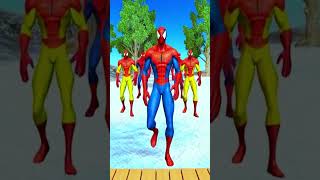 Spider-Team Assemble! Synchronized Dance Moves! 🕸️🕺#marvel #avengers #spiderman