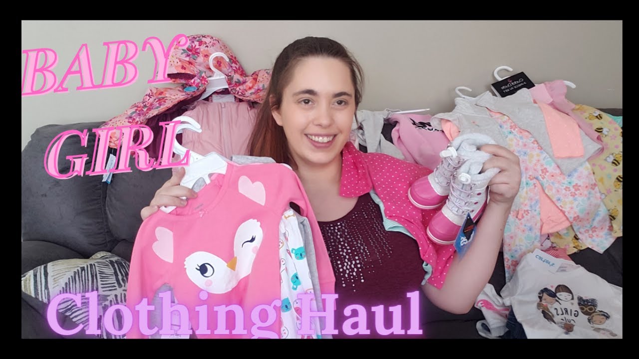 Baby Girl Clothing Haul 2021Carter's24mo and 2T YouTube