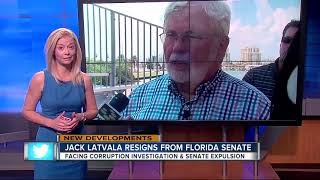 Play video: Jack Latvala resigns from FL Senate after investigation finds credible evidence of sexual misconduct