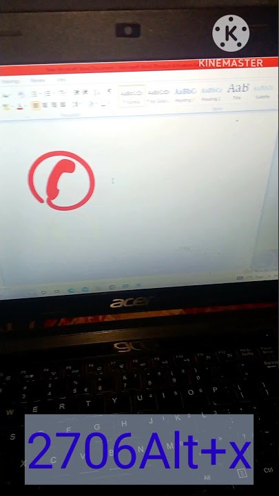 ms word unicode character...#word #shorts