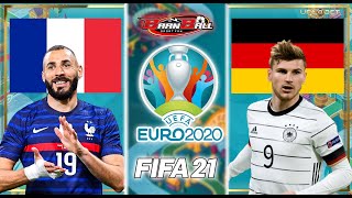 FIFA 21 พากย์ไทย |  ฝรั่งเศส ปะทะ เยอรมัน | ฟุตบอลยูโร
