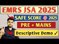 EMRS JSA 2025 🔴 228 VACANCY| EMRS JSA  SAFE SCORE 🎯 EMRS JUNIOR SECRETARIAT ASSISTANT SYLLABUS 2025