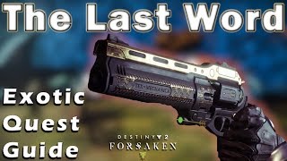 Destiny 2 The Last Word Quest Final Draw Full Guide Destiny 2 Black Armory Exotic Quest Destiny 2 The Last Word Quest Final Draw Full Guide Destiny 2 Black Armory Exotic Quest