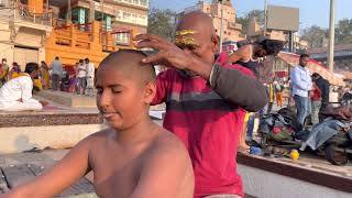 Kid Love This Street Head Massage Techniques | Street Barber