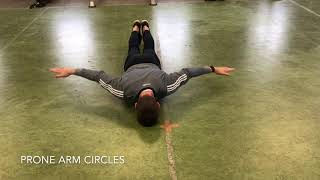 Prone Arm Circles
