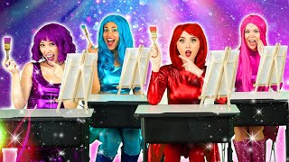 THE SUPER POPS MAGIC ART CLASS. (Season 3 Episode 1 Part 1) Totally TV Originals.