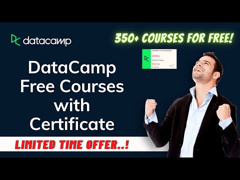 DataCamp Free Courses with Certificate | 350+ Courses for FREE with DataCamp Free Premium Account