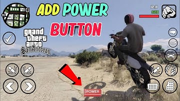 gta san andreas me power button kaise lagaye | how to increase speed in gta sa android | 2022