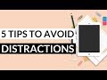 How to Avoid Distractions and Stay Focused While Studying - 5 Practical Tips!