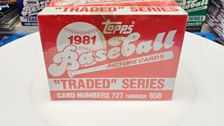 Celebrity 1981 Topps Traded Baseball card set #gemcardshow Profile