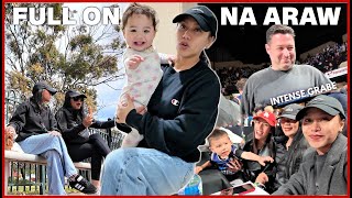 FULL ON DAY! FILIPINO FIESTA SA ADELAIDE! NANUOD NG BASKETBALL! GRABE INTENSE! ❤️ | rhazevlogs