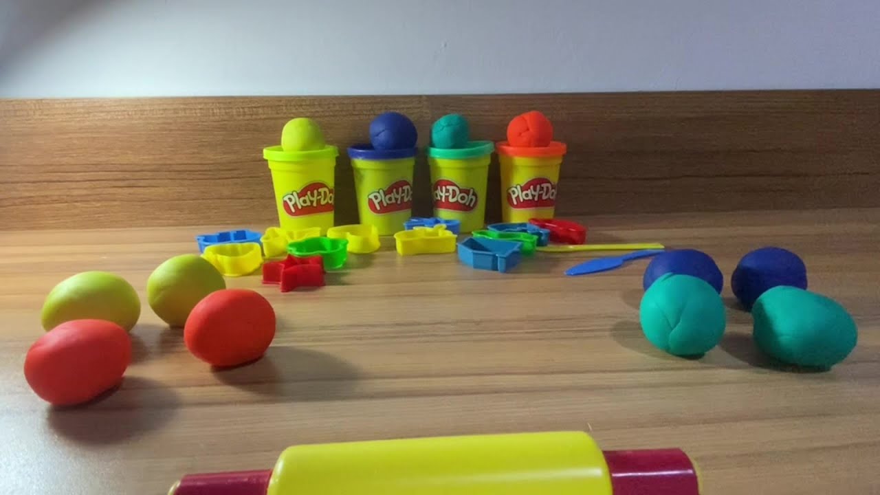 Play Doh Colors and Shapes Learning For Kids - YouTube