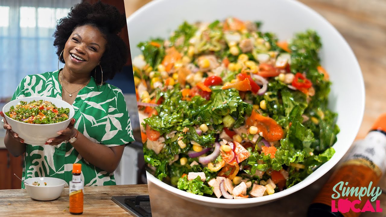 Leftover Turkey Salad With Sorrel Vinaigrette