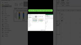 How to change chart type quickly! #excel #exceltipsandtricks #science #scientist #exceltutorial