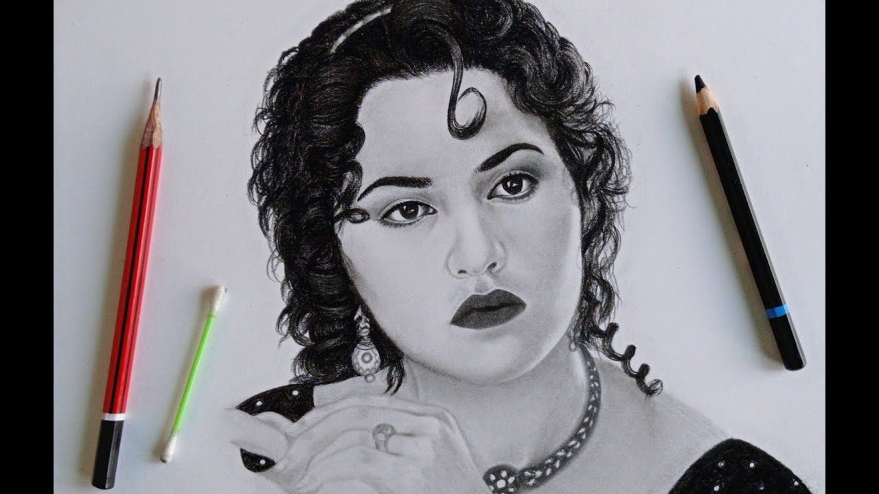 Vil ikke Forstærke Til ære for Titanic Rose drawing by pencil / Kate Winslet drawing/sketches/ - YouTube