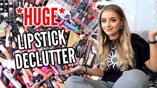 MASSIVE LIPSTICK DECLUTTER + COLLECTION!!!