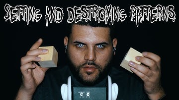 ASMR Setting And Destroying The Pattern