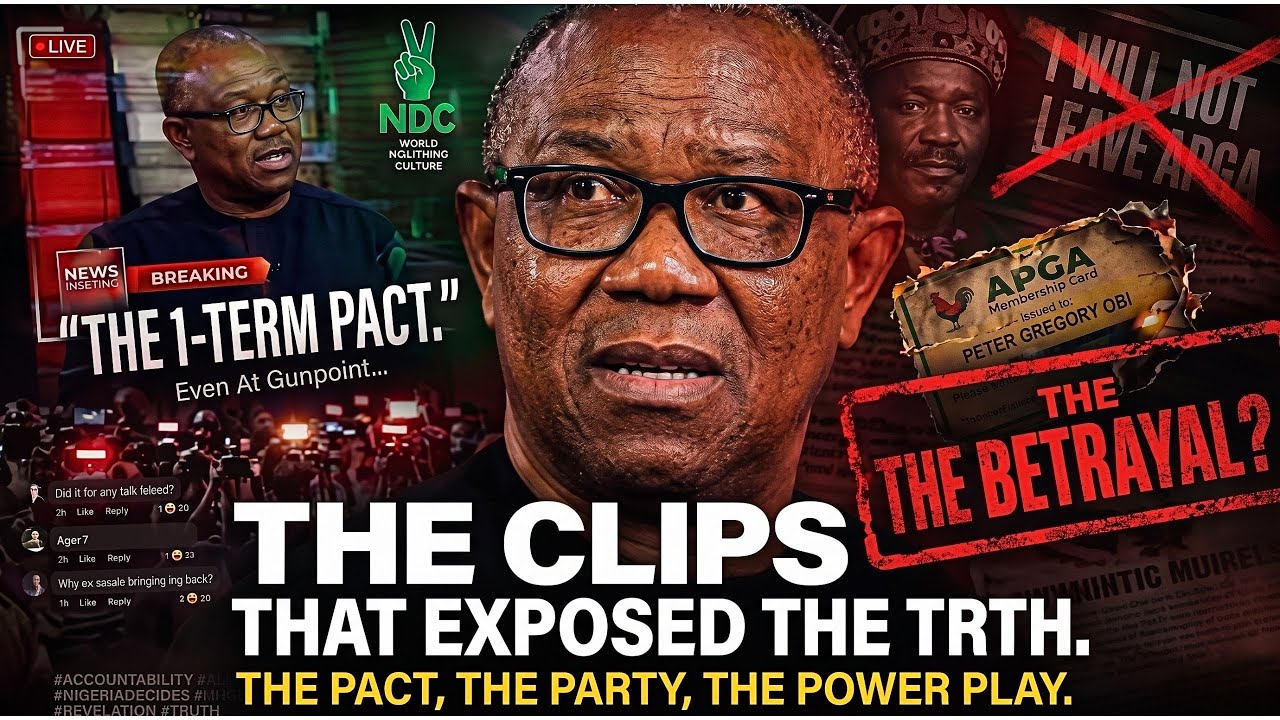 The Critics Say He's Done This Before. Is Peter Obi's One-Term Promise ...