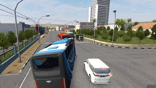 Crazy bus driver (Bangkalan - Surabaya #3 END) - Bus Simulator Indonesia screenshot 4