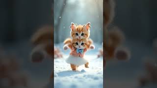 Boy Girl Kitten Motercycle Dance