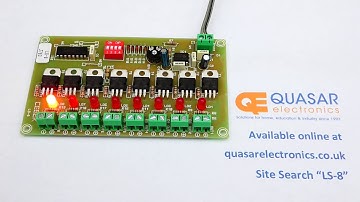 Cebek LS-8 (CLS08) - 12Vdc 8-Channel Sequential Light Controller Module