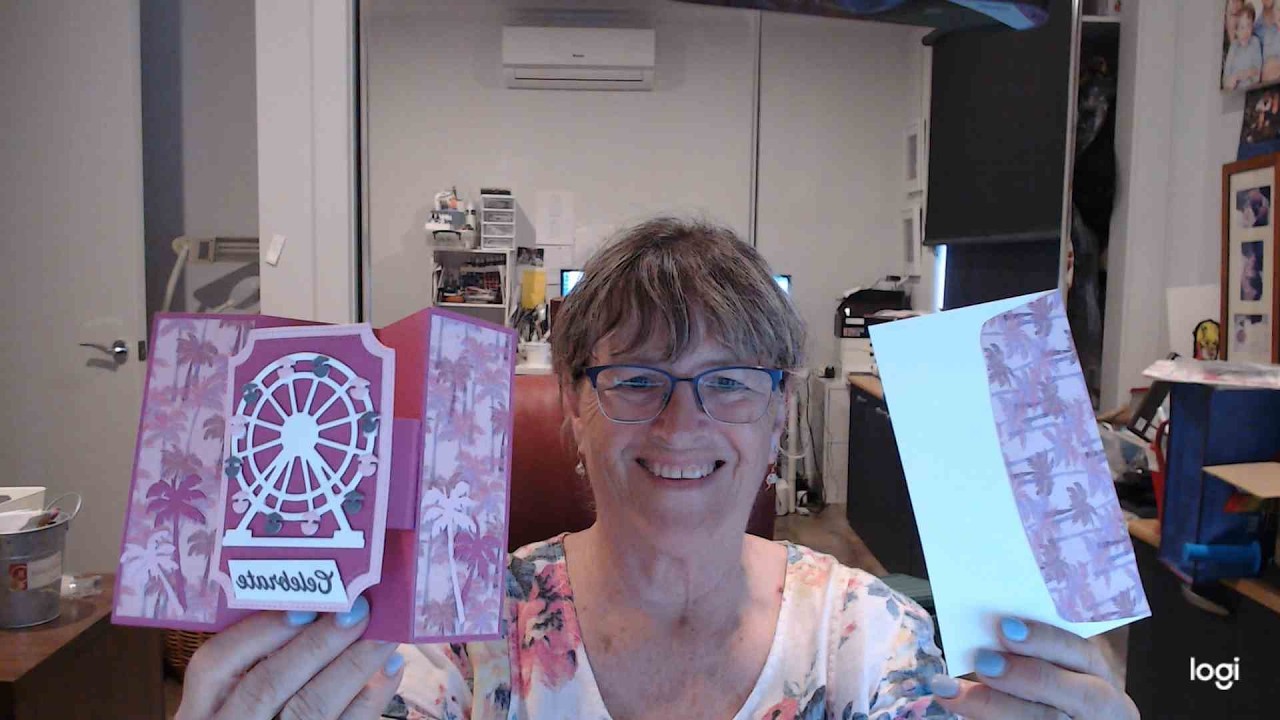 Boardwalk fun in a Panel pop out funfold