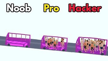 NOOB vs PRO vs HACKER - Level Up Bus