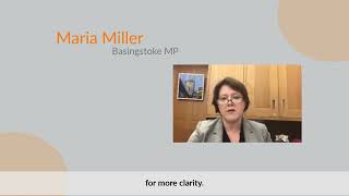 Maria Miller, Basingstoke MP gives opening remarks for RPH report ...