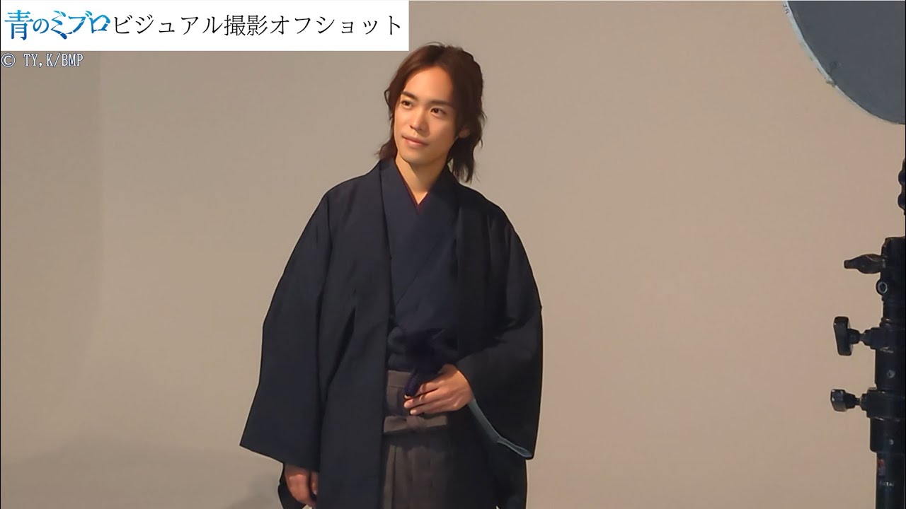 TVアニメ『#青のミブロ』沖田総司役/小野賢章さんSPクロスビジュアル