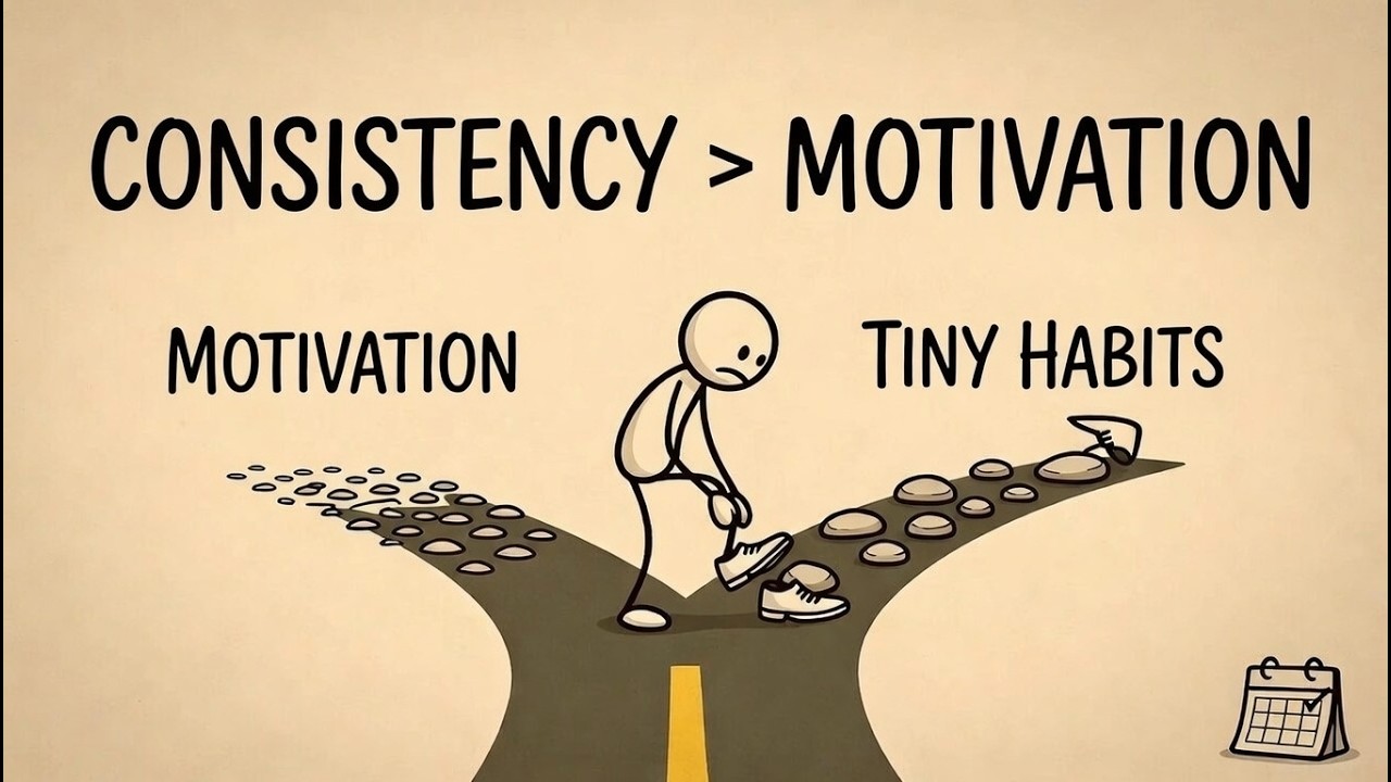 The Real Reason You Can't Stick to Anything (It’s Not Laziness) | How to Be Consistent