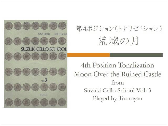 Moon Over the Ruined Castle (4th position) from Suzuki cello