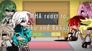 ✨Some MHA characters react to Bkdk as SpiderMan and Deadpool✨ [bkdk] ⚠bad sound I’m sorry  ⚠