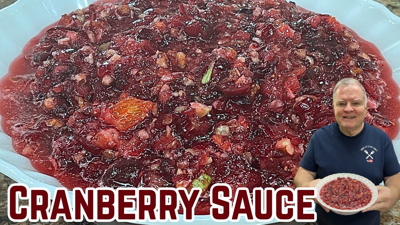 Cranberry Sauce - A Traditional Holiday Dish! 