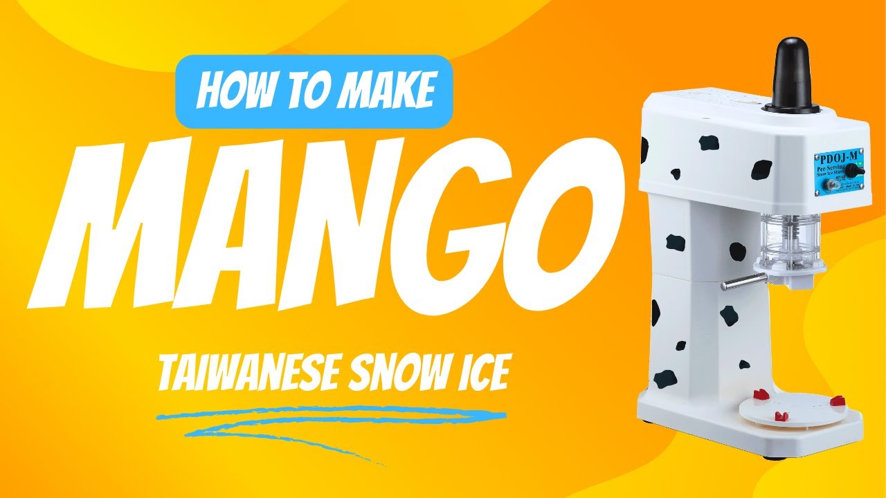 Mango Snow Ice Powder Mix  Taiwanese Shaved Snow Ice Supplier –