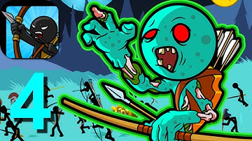 Stick War: Legacy Endless Deads Night 17-21 Walkthrough Part 4 / Android Gameplay HD