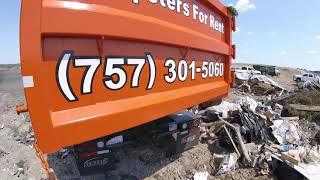 2018 Isuzu FTR with 20k Palfinger HookLift Truck in Landfill