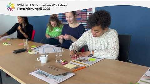 Rotterdam Evaluation Workshop - SYNERGIES project