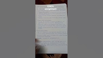 Assignment IGNOU | Mfn003 | MSCDFSM | #ignou #ignousolvedassignment