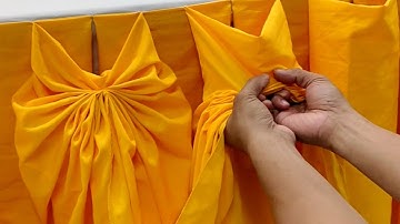 Butterfly design table skirting tutorial table decorations