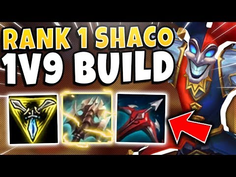 THIS NEW #1 SHACO WORLD BUILD IS 100% NUTS! (ULTIMATE 1V9 BUILD) - League Of Legends
